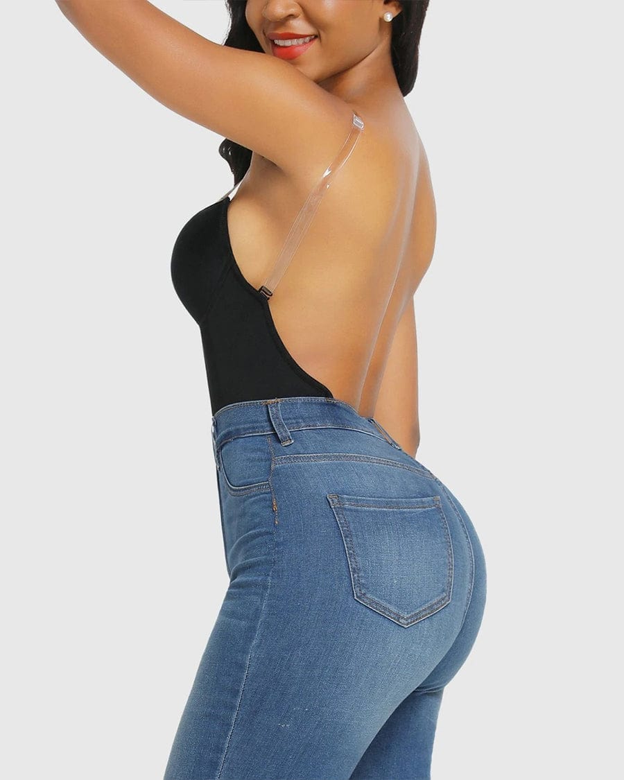 Invishaper-plunge Backless Body Shaper Bra, Shapewind Invisible Plunge Bra  Thong Bodysuit Backless Strapless Shapewear Women - Temu Israel