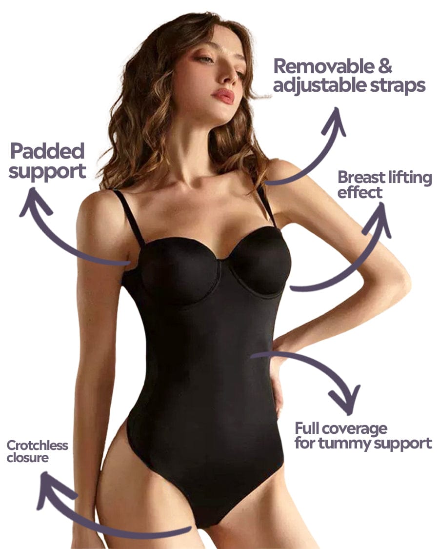 The benefits of our Shapewind Bodysuit that works with any outfit
