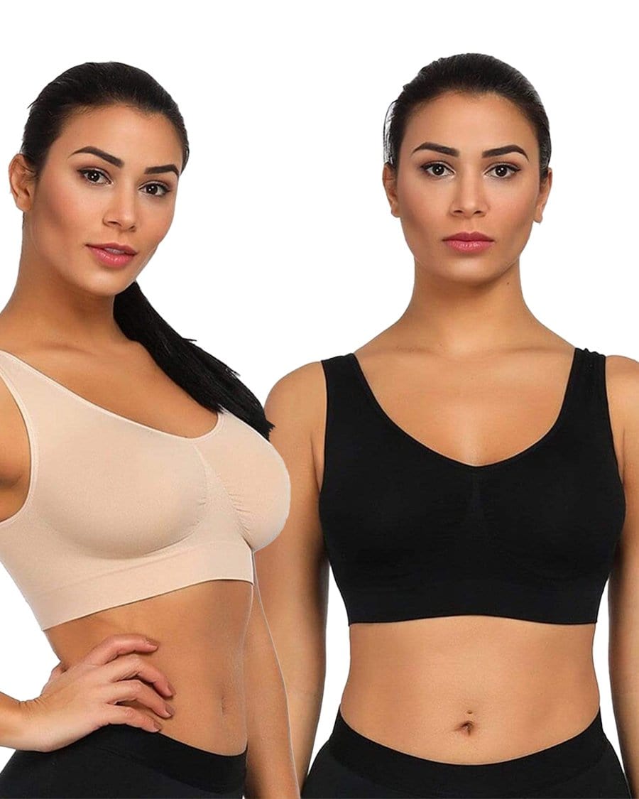 Comfort Bra Seamless Stretchy Available in 3 Colours S M L XL Easy Fit  Seamless